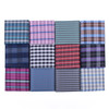 12pc Assorted Pack Boxed Poly Woven Tie, Hanky & Cufflink Set for S/S - PWFB6000-SS