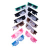 12 Pack Assorted Square Cateye Retro Vintage sunglasses - GEN-2068