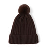 Ladies Winter Beanie  with Fleece Lining and Pom - LKH5045