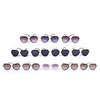  12 Pack Assorted Round Aviator Style Sunglasses - GEN-3377