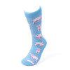 Men's Pink Pigs Novelty Socks-NVS19636-BL