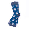 Men's Grey Schnauzers Novelty Socks-NVS19642-BL