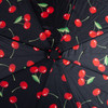 Compact Red Cherry Umbrella- Auto open - UM3232-BK