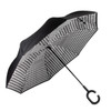 Inverted Gingham Checkered Umbrella - IUM18115
