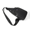 PU Crossbody sling bag with Adjustable Strap- FBG1880-BK