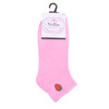  Ladies' Low Cut Strawberry Ribbed Socks-LNVS3001-PK