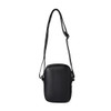 Shiny PU North South Crossbody Bag with Adjustable Strap