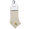 Ladies' Low Cut Cactus Ribbed Socks-LNVS3004-BG 