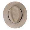  Men's S/S Black Banded Fashion Fedora hat-FSS17133