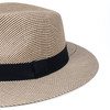  Men's S/S Black Banded Fashion Fedora hat-FSS17133