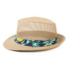Men's S/S Cooling Mesh Banded Fashion Fedora Hat-FSS17134