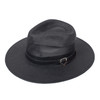 Men's S/S Leather Belt Banded Mesh Fashion Fedora Hat-FSS1713