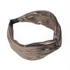 " C " Shaped Knotted Headband with Metallic Texture-PHB1029