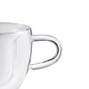 Double Walled Clear Heart Shaped Espresso Cup - DWC1001