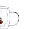 Double Walled Clear Novelty Bear Cup, 250ML - DWC1002