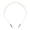 Elegant Slim Faux Pearl Tiara Headband -PHB1027