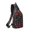 Novelty Black Cherry Sports Sling Bag-NFBG1917