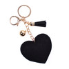 Bling Crystal Rhinestone Rainbow Heart Keychain-31050VMU-G