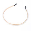 Classic Faux Pearl Slim Tiara Headband-PHB1024