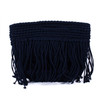 Ladies Woven Fringe Crochet Knit Crossbody Bag-STWBG05