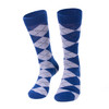 Men 12 Pk Assorted Fancy Pattern Poly Socks-DSP12H-BK