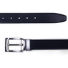 Men's Genuine Black/Brown Reversible Dress Belt - (RVMGLD-DRY1)