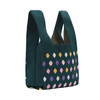 Mini Polka Dot Pattern Knit Tote Bag -KTBG06