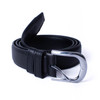 2pc Men's Artificial Leather Solid Belt - 2MPU1801-BK/BR