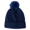 Ladies winter cable knit hat with pom, 100% Acrylic-LKH5041