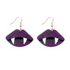 Vampire Lips and Fangs Earrings - 28273HTZ-G