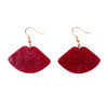 Red Vampire Lips Dangle Earrings- 28273HSI-G