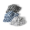 Ladies Plush Houndstooth Bucket Hat- BKHT1202