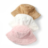 Ladies Faux Fur Plush Bucket Hat-BKHT1201