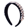 Ladies Bejeweled Decor Velvet Headband -PHB1048