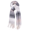 Ladies Cashmere Feel Ombre Tassel Scarf-AS2705