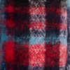 Ladies Cashmere Feel Multi-Color Plaid Tassel Scarf-AS2701