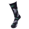 Men's Skeleton Cannabis Socks -NVPS2048-BK