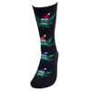 Men's Christmas Cannabis Socks-NVPS2051-BK