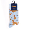 Men's Golden Retriever Dog Novelty Socks-NVS19659-BL