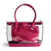 2 Piece Clear PVC Tote Bag with Matching Clutch-5066