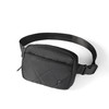 Ladies Diamond Quilted Belt Bag-LCBG1465-BK