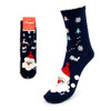 24 Pair Ladies Random Assorted Christmas Socks - LNVS24ASST-MAS