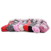 24pc Assorted Women's Plush Fleece Lined Sherpa Slipper Socks - WFLS-24pk