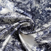 Satin Polyester Forest Mural Scarf - SFC1001-BK