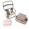 4pc Cheetah Pink Cosmetic Set-LNCTB2006-PK