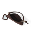 Sydnee Suede Shoulder Bag with Heart Mirror Charm -LCBG1505