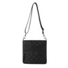 Helley Crossbody with Puffer Knotted Zip-LCBG1482-BK