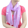 12pc Prepack Solid Polyester Satin Scarf SPS1301