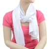12pc Prepack Solid Polyester Satin Scarf SPS1301