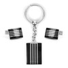 Cufflink & Key Chain Set CKB204